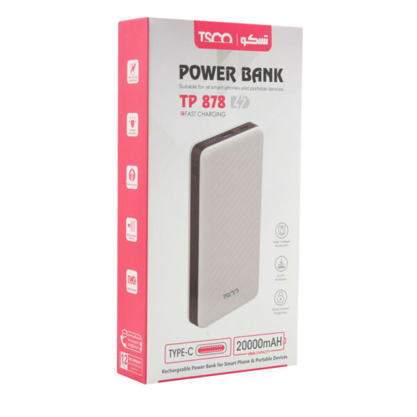 پاور بانک 20000 تسکو مدل Tsco TP878 power bank