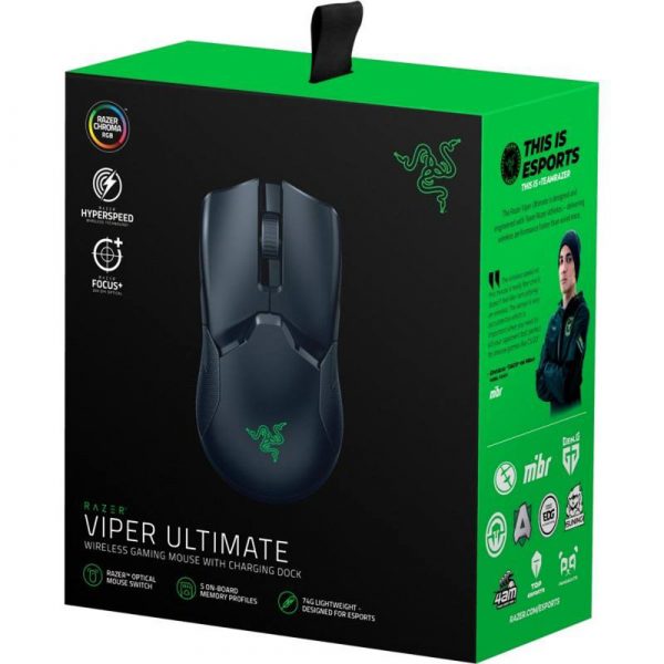 موس گیمینگ ریزر بدون پایه شارژ مدل Gaming Razer Viper Ultimate Mouse