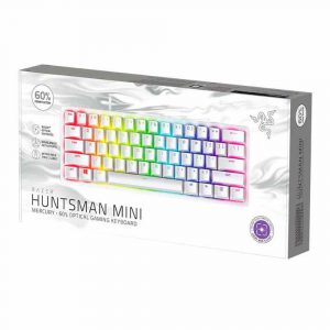 کیبورد گیمینگ ریزر مدل Razer Huntsman Mini Mercury Edition Keyboard