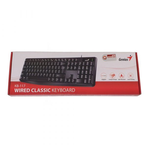 کیبورد باسیم جنیوس Genius KB-117 Wired Keyboard